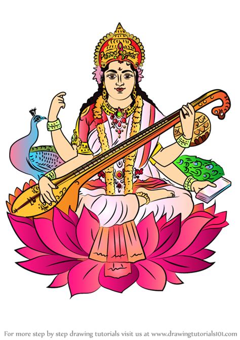 saraswati drawing|saraswati drawing images.